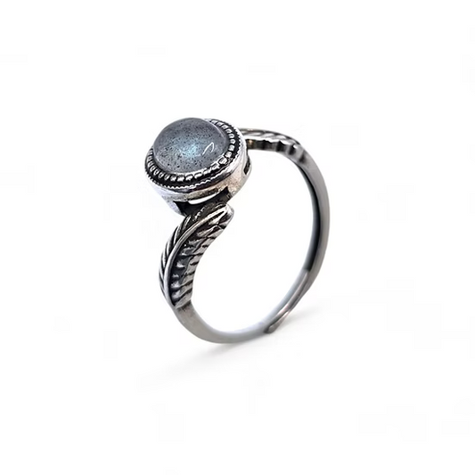 SASHA - GREY MOON RING