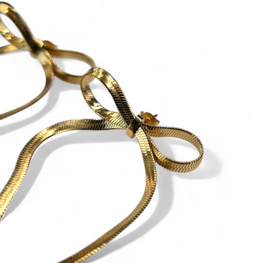 SNAKE - CHAIN BOW – Lakris Jewelry