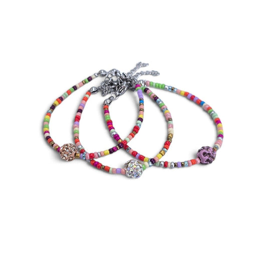 3 BEADED FRIENDSHIP BRACELETS – Lakris Jewelry
