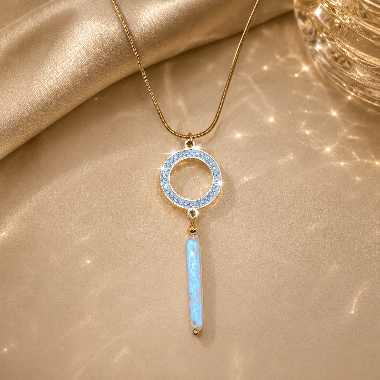HALO GRACE NECKLACE – Lakris Jewelry