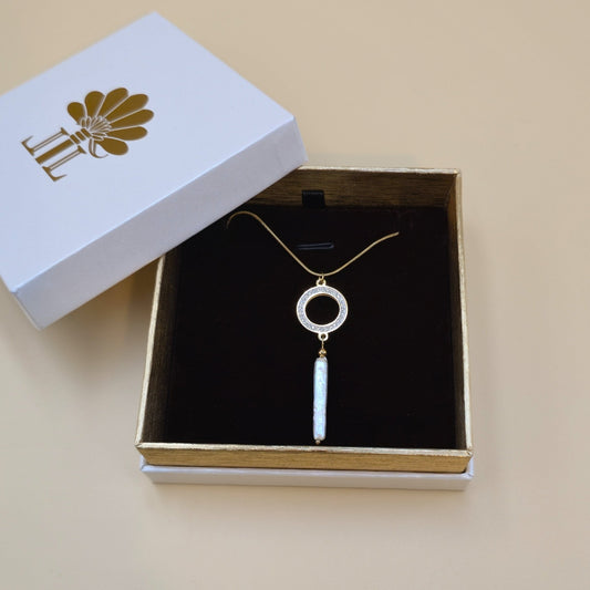 HALO GRACE NECKLACE – Lakris Jewelry