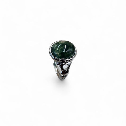 MOSS AGATE RING – Lakris Jewelry