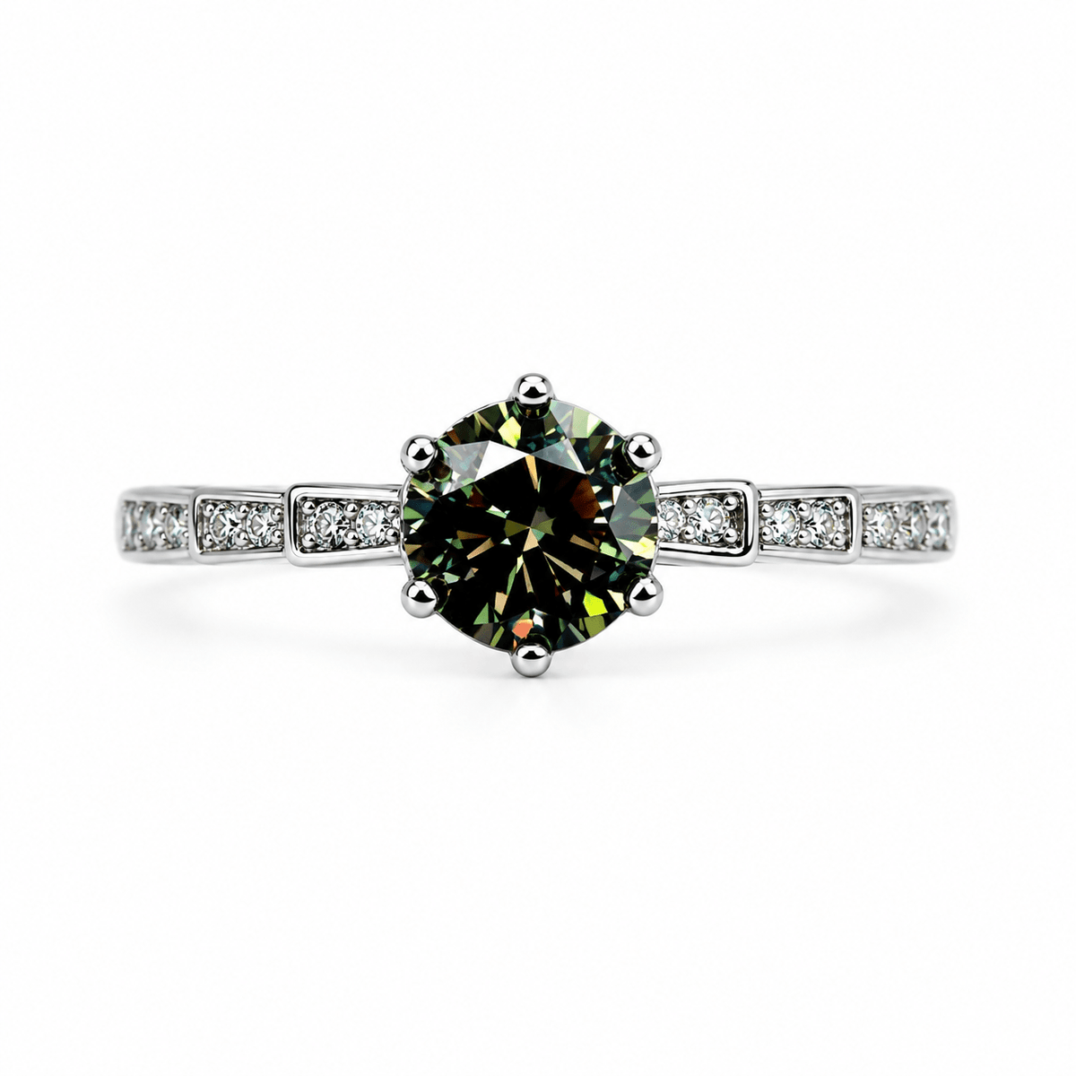 RAVEN - MOISSANITE RING – Lakris Jewelry