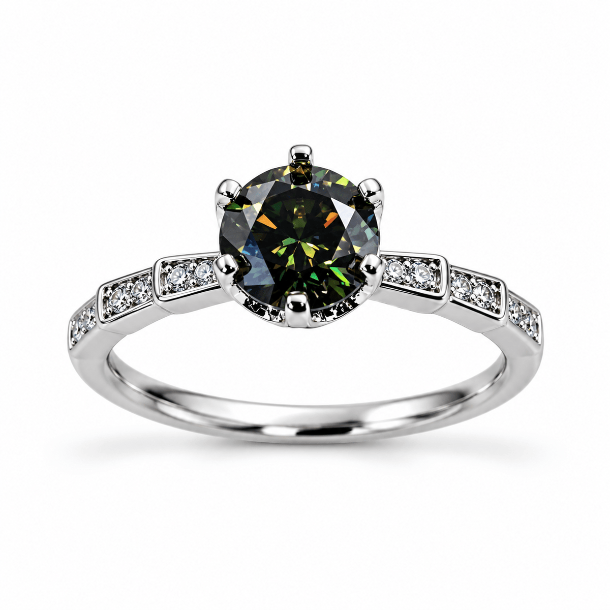 RAVEN - MOISSANITE RING – Lakris Jewelry