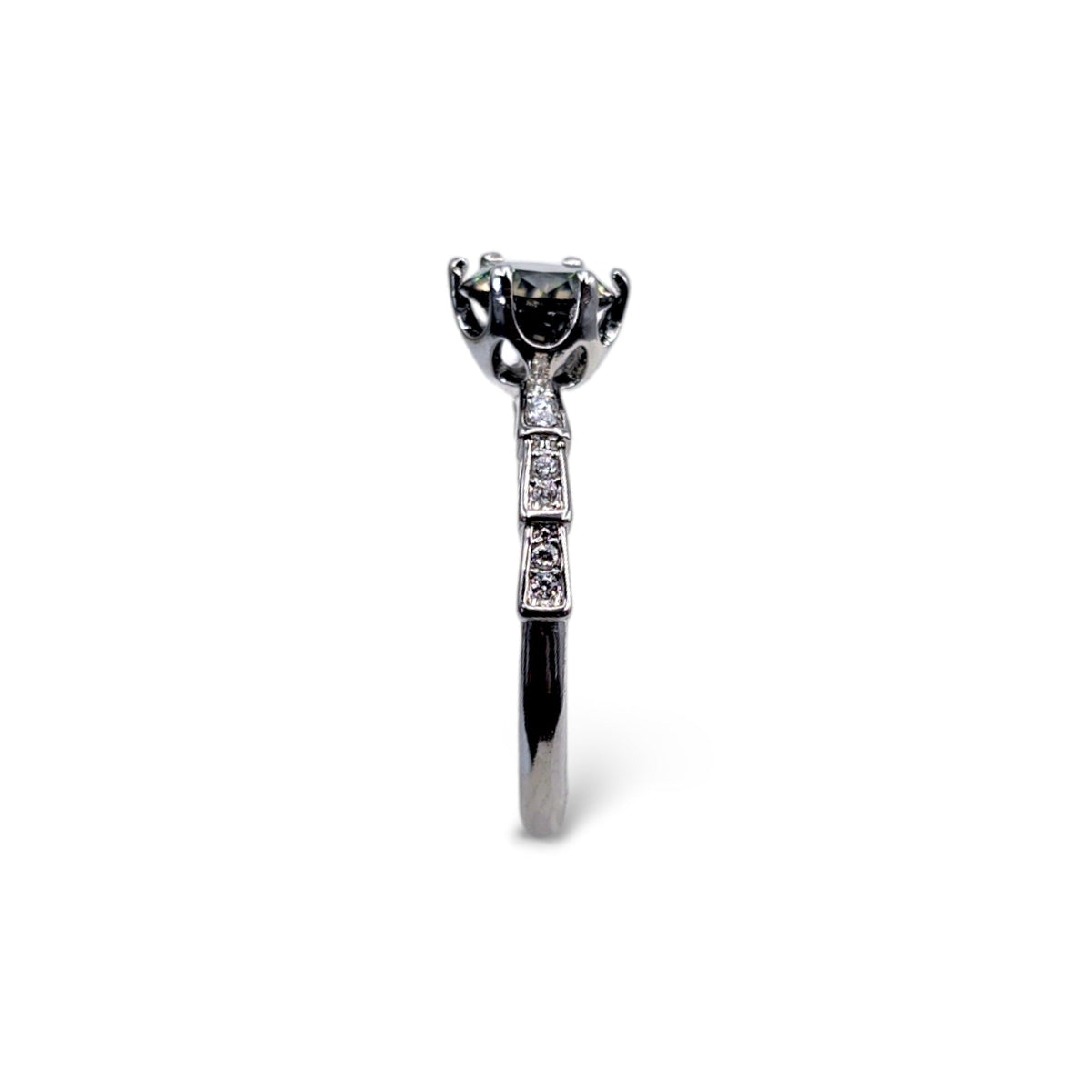 RAVEN - MOISSANITE RING – Lakris Jewelry