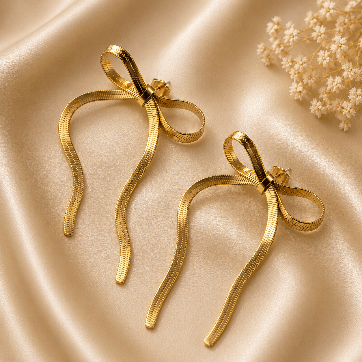 SNAKE - CHAIN BOW – Lakris Jewelry
