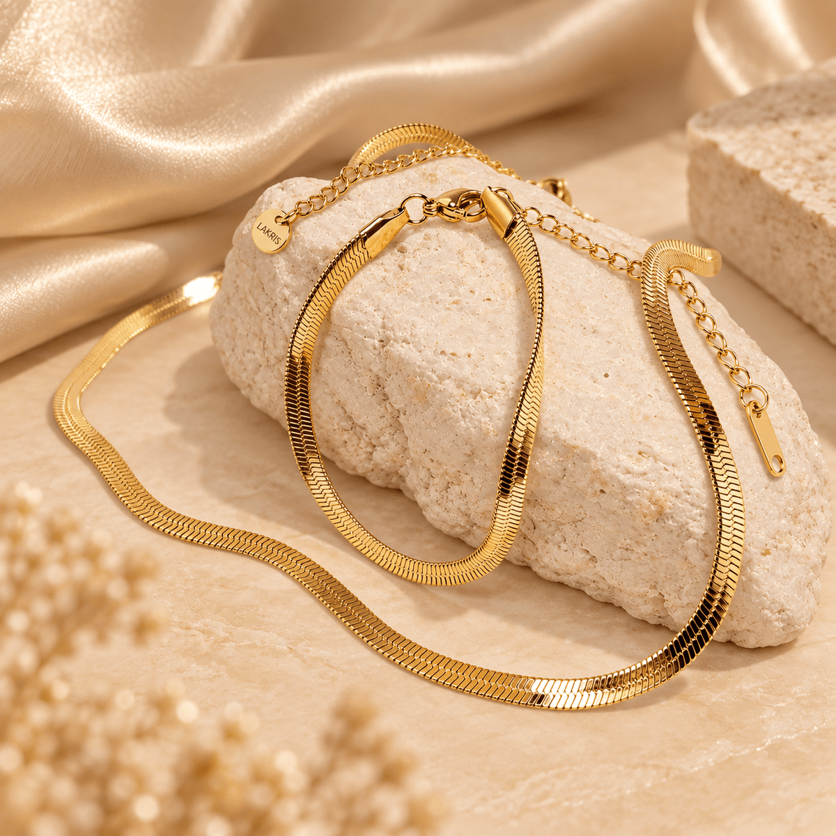 SNAKE CHAIN NECKLACE – Lakris Jewelry