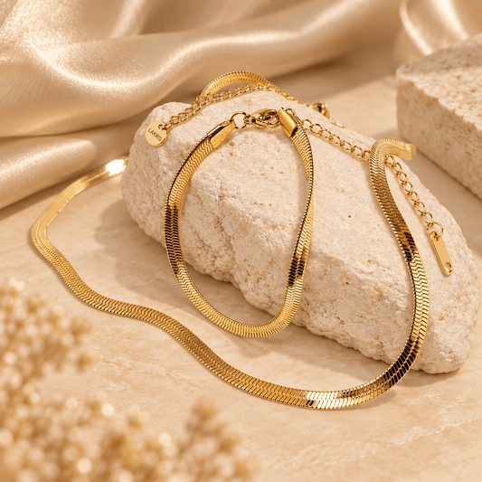 SNAKE CHAIN NECKLACE – Lakris Jewelry