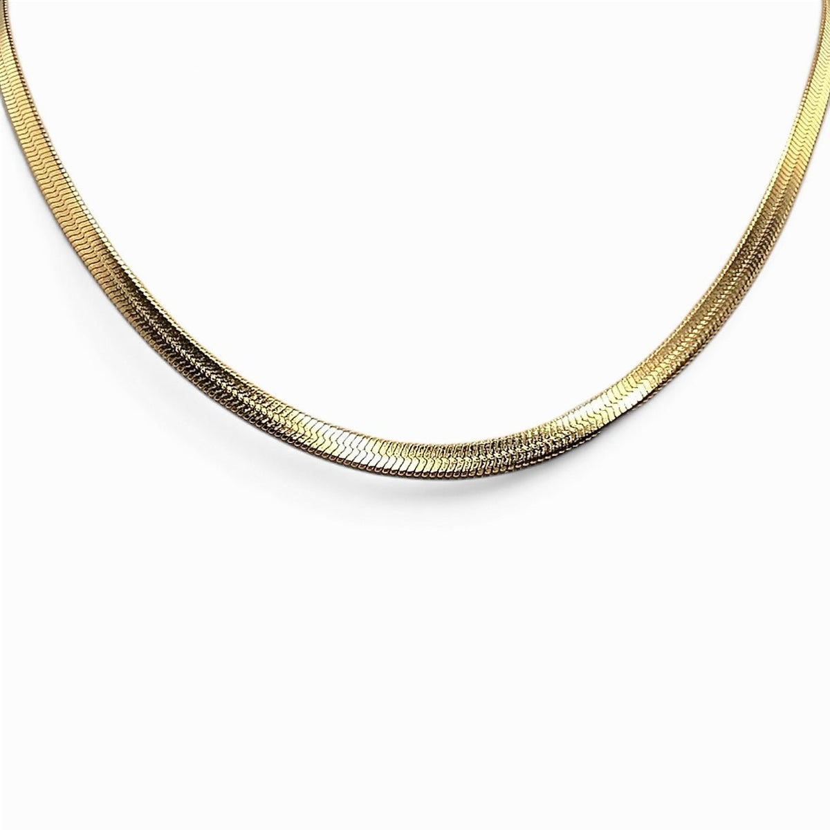 SNAKE CHAIN NECKLACE – Lakris Jewelry