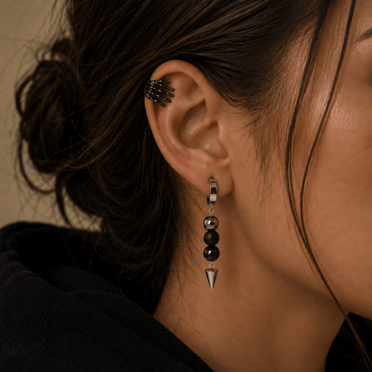 THE BLACK PANTHER EARRINGS – Lakris Jewelry
